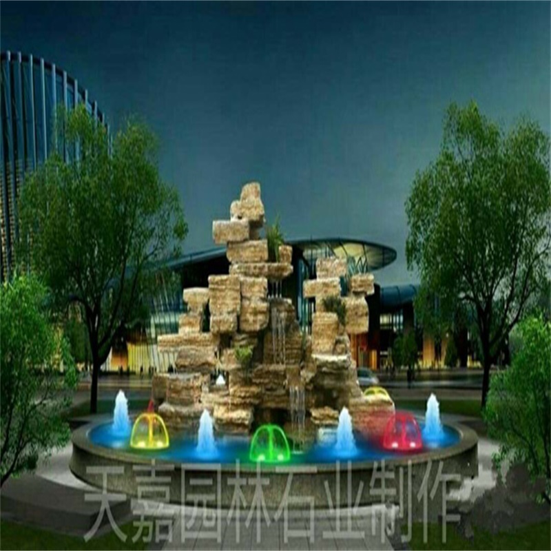 四川水幕墙喷泉设计